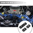 thumbnail image 2 of Unique Bargains 2 Set 8mm Car Auto Engine Spark Plug Wire Separator Looms Divider Organizer Clamp Aluminum Alloy Blue, 2 of 7