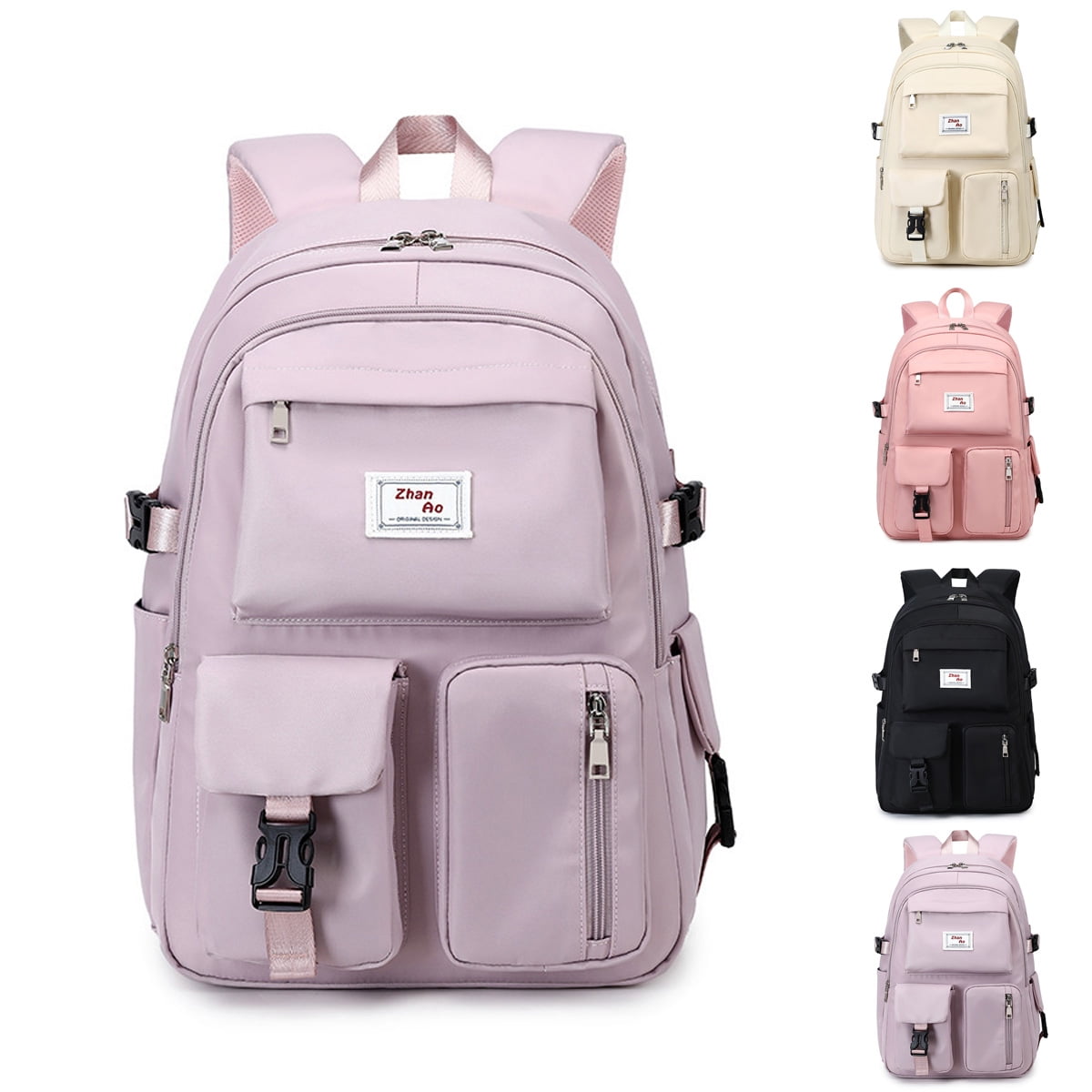 Large College School Backpack for Teenagers Students Multiple Pockets Water Resistant Casual