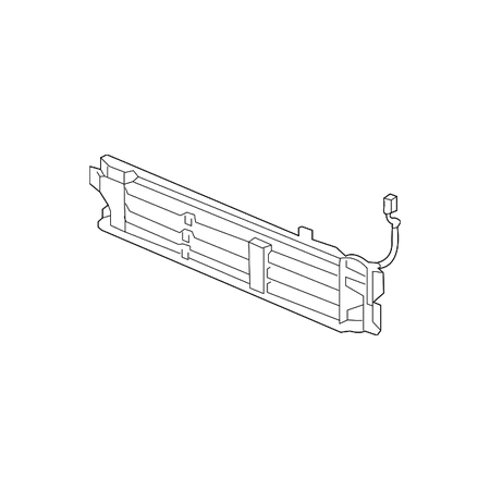 Genuine OE Honda Grille Assembly, Air Shutter (Lower) 71350-TLA-A01