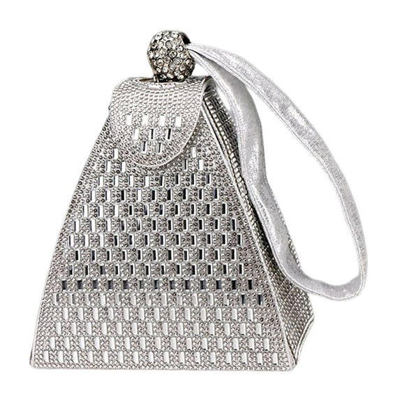 Elegante bolso de mano tipo clutch, bolso de noche, bolso de mano para cóctel, fiesta, evento o banquete. Argén