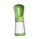 thumbnail image 2 of Botella de agua para perros, recipiente para hidratación, vaso portátil para mascotas en excursiones, color AZUL Verde, 2 of 8