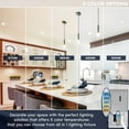 thumbnail image 2 of Luxrite 3 Inch Square LED Recessed Ceiling Light J-Box 10W 5 Color Selectable 800LM Dimmable Wet Rated ETL 4 Pack, 2 of 7