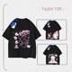 thumbnail image 2 of Camiseta Kawaii de Hello Kitty de Anime Sanrio Kuromi My Melody StellaLou, ropa informal de manga corta con estampado de algodón Y2K para parejas, 2 of 4