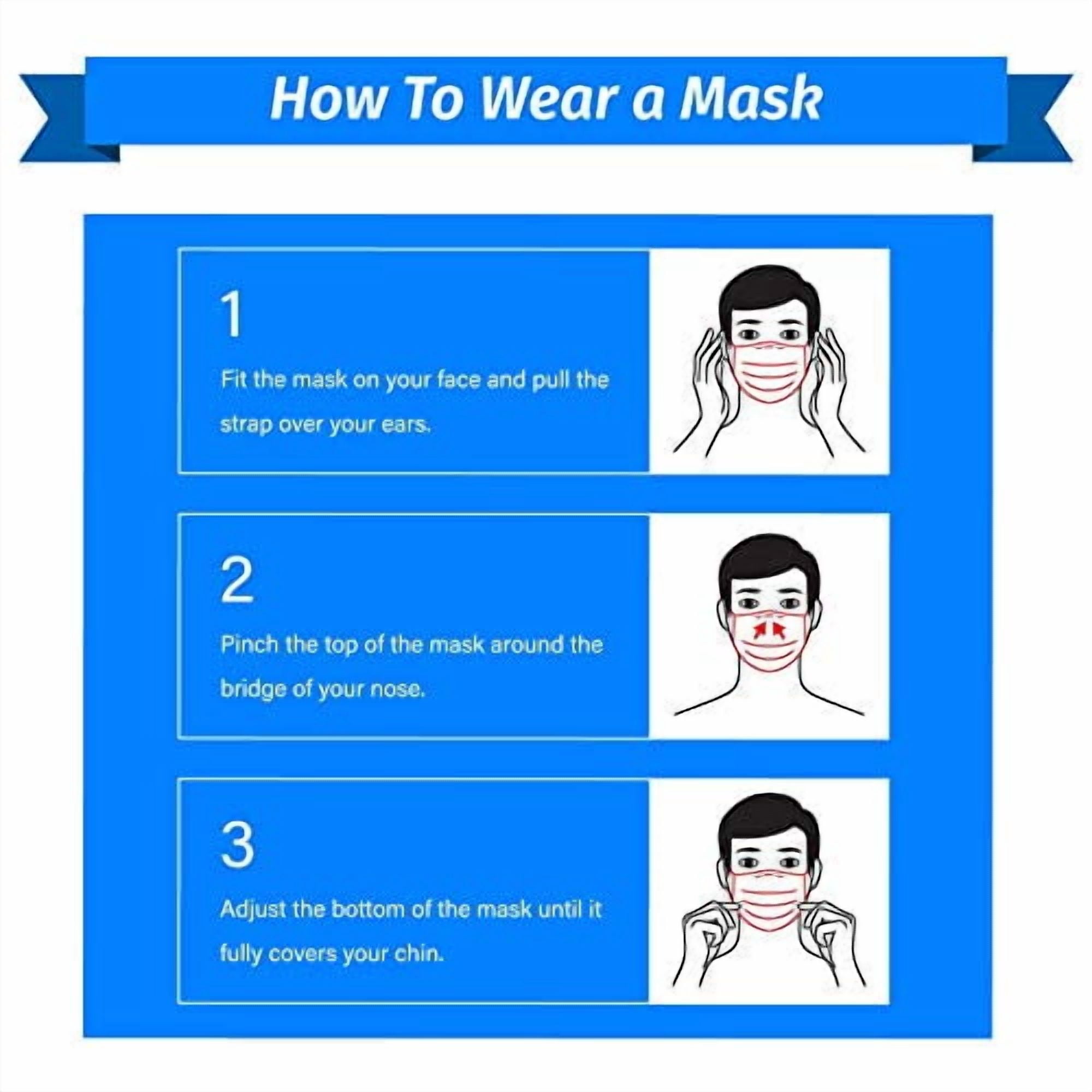 IPS 18-10048 Blue Reli Non-medical Disposable Face Mask
