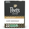 Peet,S Coffee Café Domingo, Medium Roast, 22 Count Single Serve K-Cup Coffee Pods For Keurig Coffee Maker