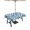 Beige, variant on Outdoor Tablecloths with Umbrella Hole & Zipper, Spring Leaves 60 x102 Inch Rectangle Tablecloths, Blue Plants Country Botanical Leaf Waterproof Table Cloth, Patio/Pool/Picnic Table Covers