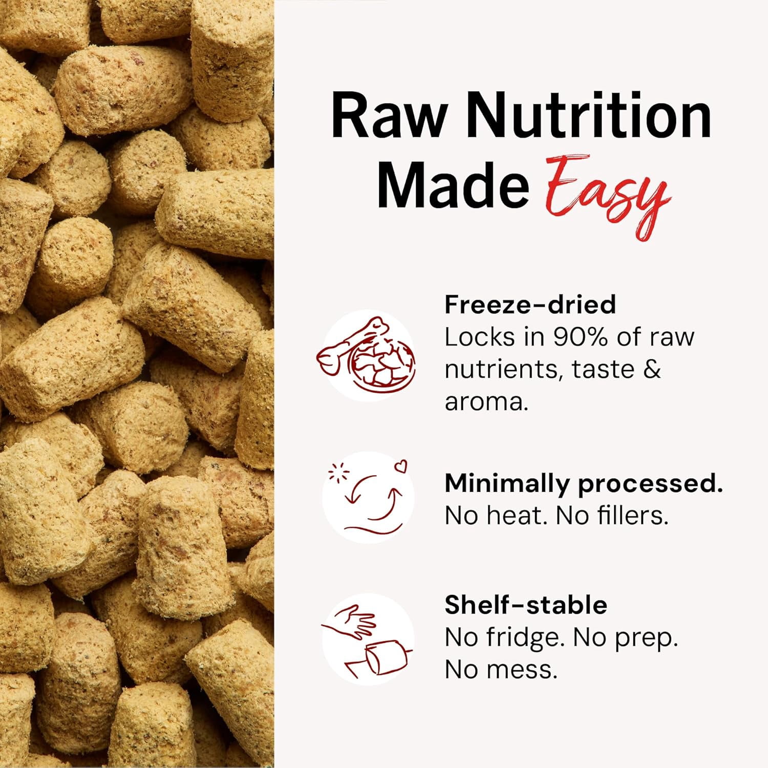 Stella & Chewy's Meal Mixers Super Beef Grain-Free Dry Dog Food Topper, 18 oz.