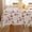 Floral, variant on SASTYBALE Vinyl Tablecloth with Flannel Backing Rectangle , 100% Waterproof & Oil Proof Plastic Floral Table Cloth, Heavy Duty Table Cover for Dining, Party, Indoor, Outdoor