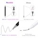 thumbnail image 4 of czcpp-Stylus Pen 2 Pack, Lápiz Óptico para Pantalla Táctil, Lápiz Capacitivo de Alta Sensibilidad Compatible con Tabletas, Móviles, Teléfono Inteligente Android, Samsung Galaxy Note / Tab (Negro+Blan, 4 of 4