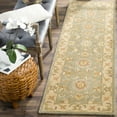 thumbnail image 2 of SAFAVIEH Antiquity Clematis Traditional Floral Wool Runner Rug, Green/Gold, 2'3" x 20', 2 of 7