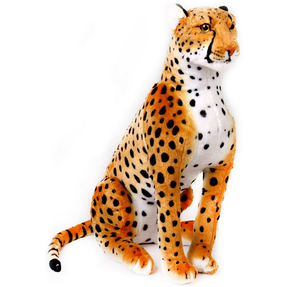 large stuffed animal cheetah