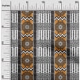 thumbnail image 2 of oneOonePolyesterSpandexDarkMustardFabricAsianIkatDiyClothingQuiltingFabricPrintFabricByYard56InchWide, 2 of 4