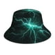 thumbnail image 1 of Balery Green Lightning Flash Sombreros para el sol para hombre y mujer, sombrero de pescador con UPF 50+, 1 of 6