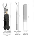 thumbnail image 7 of Black Anti-Slip Grip Gear Lock Nail Clipper Set, Professional-Grade Manicure Tool with Ultra-Sharp Tips for Precise Access to Nail Grooves, 7 of 7