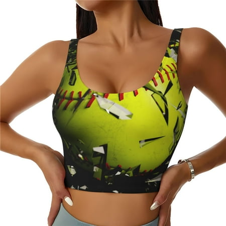 Matuu Ball for Women s Sports Bra - Soft  Comfortable and Breathable Sports Vest for Yoga  Fitness  and Dance-X-Large