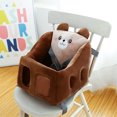 thumbnail image 4 of Asiento de bebé Funda de apoyo para sofá Silla de felpa Asiento de alimentación Piel Sin relleno (B) Ehuebsd sin BPA, 4 of 6