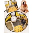 thumbnail image 4 of Recinto interior redondo plegable (Rosa-S:70*70*40 cm), tienda portátil para mascotas al aire libre, 4 of 5
