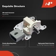 thumbnail image 6 of A-Premium 14.8V Alternator Voltage Regulator Compatible with Ford F-150, F-250 F-350 F-450 F-550 Super Duty, E-150 E-350 Club Wagon, E-250 Econoline, E-450 Super Duty & Lincoln Navigator, Blackwood, 6 of 6