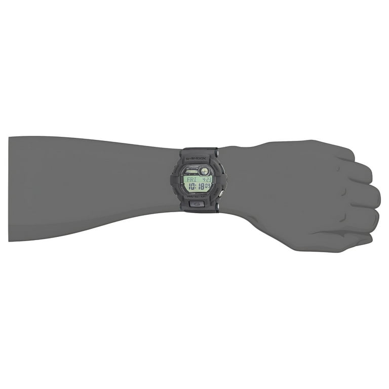 Casio G-Shock 2018 GD350-8 Vibration Alarm Watch, Gray