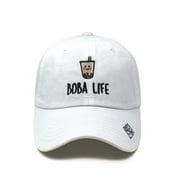 Boba Life | Baseball Cap Embroidered Dad Hat | Quality Headgear