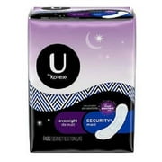 U by Kotex Maxi Pads, Overnight, Unscented 14 each