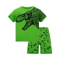 thumbnail image 1 of Conjunto de pijama de manga corta para niños, ropa de dormir de cohete, dibujos animados, Verano, 1 of 2