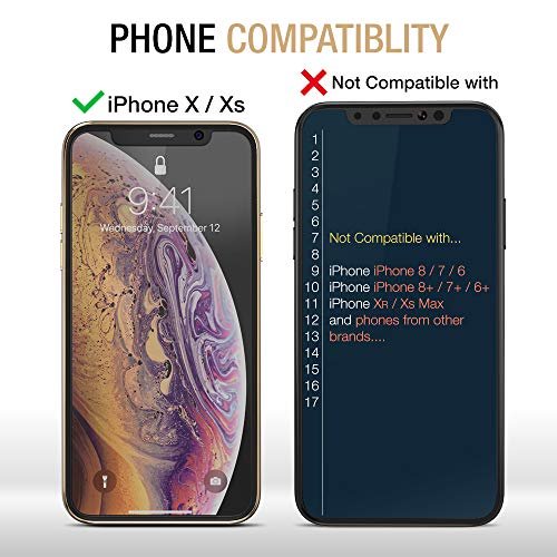 Protector de pantalla de privacidad uShield Compatible con iPhone Xs/i