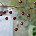 thumbnail image 4 of EeaseMX 100 piezas de cerezas artificiales realistas para decoración navideña, cerezas artificiales de alta imitación hechas a mano, fruta falsa., 4 of 7