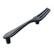 thumbnail image 1 of Manilla para tirar Creative Spoon Pull Handle Gabinete De La Cocina Perilla De La Puerta Matt Black Fork Magideal Manilla para tirar, 1 of 5