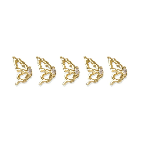 5Pcs 3D Nail Art Rhinestones Luxury Zircon Nail Diamond Nail Jewels Nail Decors