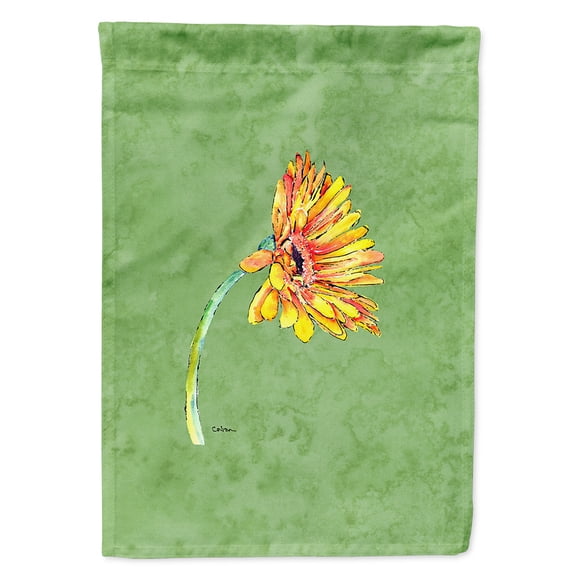 Gerber Daisy Orange Garden Flag