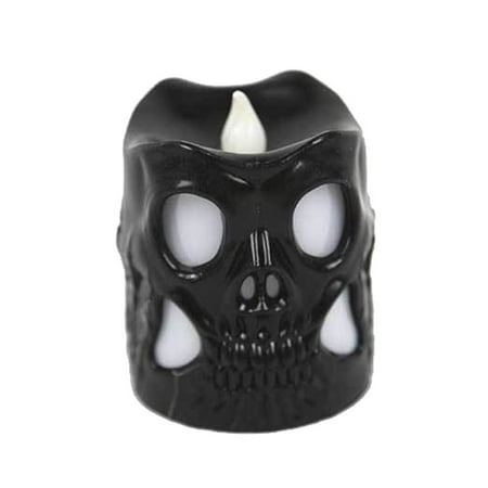 

ERTUTUYI Decoration Skull Candle Light Colorful Gradient Night Light