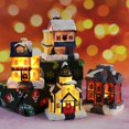 thumbnail image 4 of Nuevo 2023 luces de Navidad casa pueblo micro paisaje resina casas de pueblo de Navidad, 4 of 4