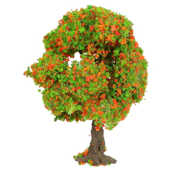 VORCOOL Tiny Artificial Tree Model for Scenic Railroad and Sand Table Decor