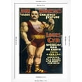 thumbnail image 5 of Art.com Vintage Circus Poster of French Canadian Strongman, Louis Cyr, Circa 1898 Art Print by Stocktrek Images, White Frame Wall Art, 32" x 44", 5 of 5