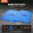 thumbnail image 2 of VEVOR Weight Vest Plates, 5.75 LB Pairs, Premium Steel Weighted plates, Contoured Ergonomic Fit – WODs, Additional Weight for Weight Vests, for Strength Training,Running,Fitness,Heavy Workouts, 2 of 9