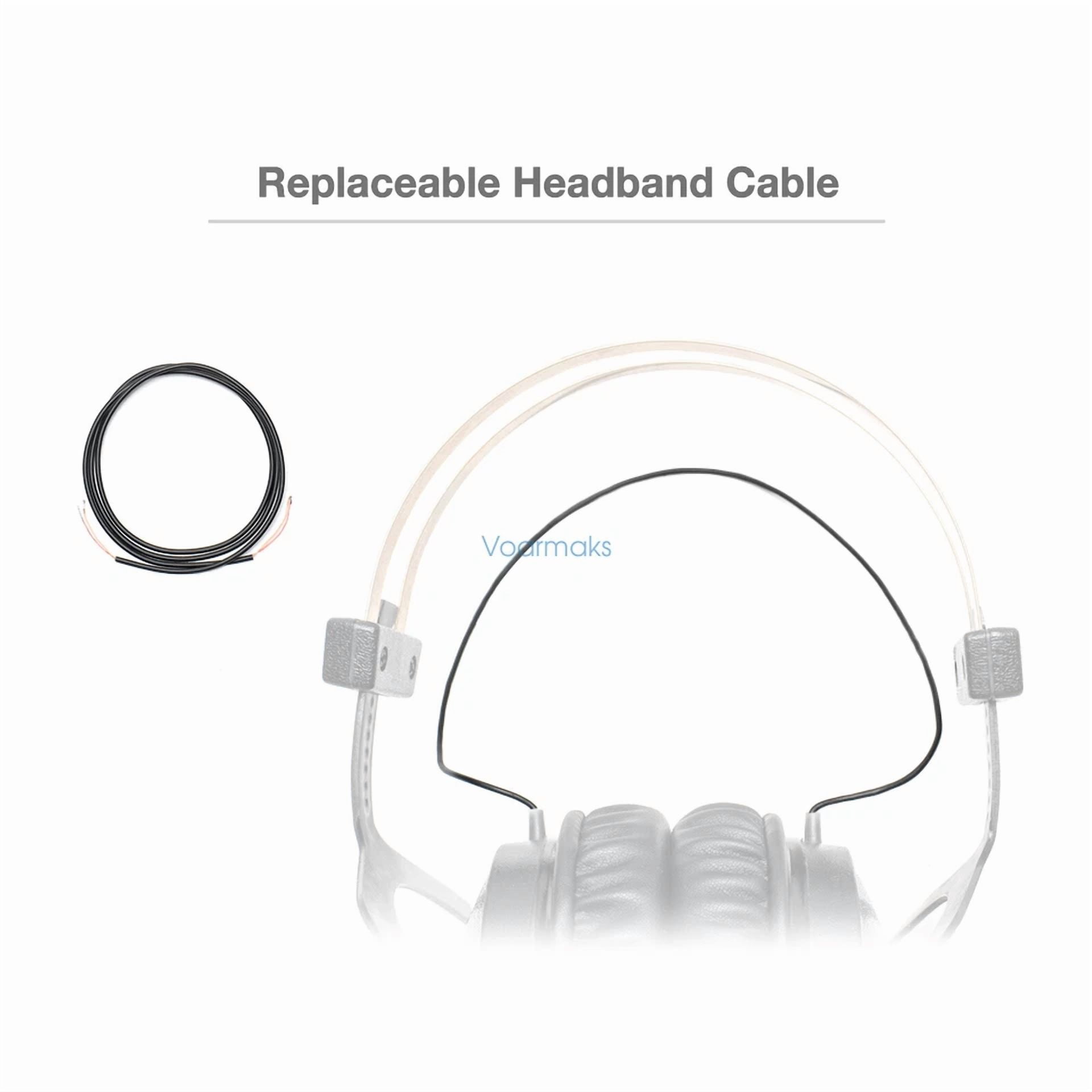 BUTTERFLY- Headband Cover+Cable For Beyer Dt770 Dt860 Dt880 Dt880Pro Dt790 Hs200/400 Mmx300