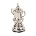 thumbnail image 1 of Football Trophy Ornaments, Excellent Luster Football Trophy Cup Model Compact Highly Simulated  For Bedside Table, 1 of 8