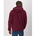 thumbnail image 4 of Hanes Ultimate Men's Heavyweight Fleece Hoodie Maroon S, 4 of 5