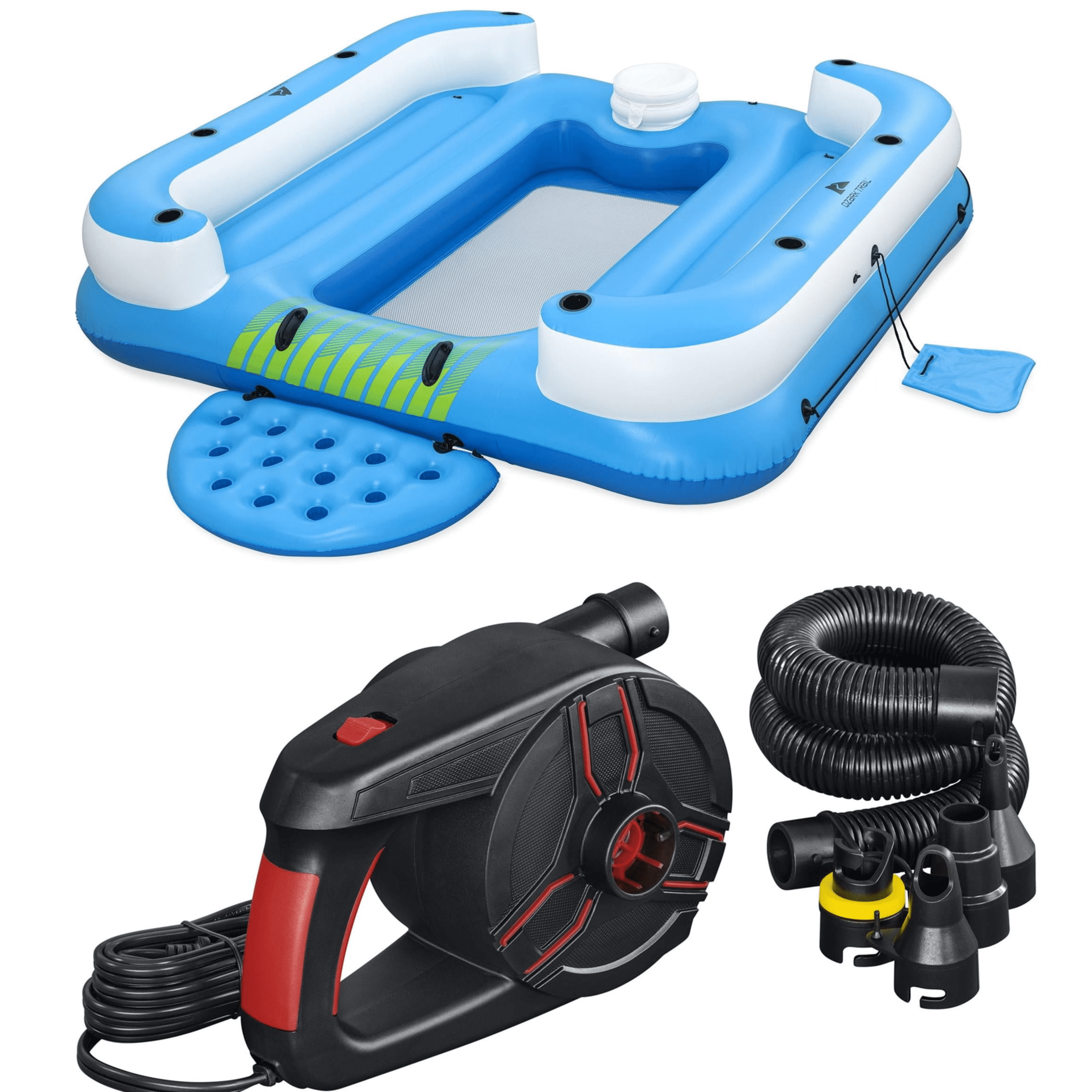 洋楽 floathing poiets Ozark Trail Big 6-Person Inflatable Island and Ozark Trail