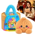 thumbnail image 2 of Rainbow Dumpling Pillow Cute Plush Stuffed Steamed Bun Pillow Stress Squeeze Toy Soft Stretch Decompression Fidget Toy for Adults Sensory Toy, 2 of 7