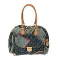thumbnail image 1 of Pre-Owned LOUIS VUITTON Monogram Denim Patchwork Bowly Blue M95376 Unisex Handbag (Good), 1 of 11