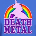 thumbnail image 3 of CafePress - Funny Death Metal Rainbow Unicorn (Vintage Distres - Men's Classic Graphic Cotton T-Shirt, 3 of 4