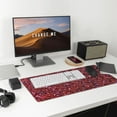 thumbnail image 6 of Salouo Red Glitter Print Large Mouse Pad,Extended Mat Desk Pad, 3mm Thick Mice Pad Desk Mat Big Desk Pad for Work, Game, Office, Home -16 x 29.5in, 6 of 8