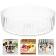 thumbnail image 4 of CIMAXIC Transparent Turntable Organizer, Multi-Functional Rotating Kitchen Storage, 3Pcs, 4 of 6