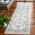 thumbnail image 2 of SAFAVIEH Layla Brenton Oriental Runner Rug, Ivory Grey/Charcoal, 2'2" x 9', 2 of 8
