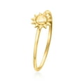 thumbnail image 3 of Pure Collection by Ross-Simons Italian 14kt Yellow Gold Sun Ring, Women's, Adult, 3 of 5