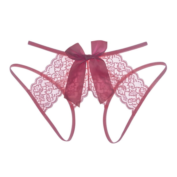 Lolmot New Women Sexy Embroidery Lace Underwear Wireless Bra Thong Garter Lingerie  Set 