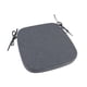 thumbnail image 5 of Cojín de sillas Cojín multipropósito Multipropósito Almohadilla sin deslizamiento de la almohadilla de lino lavable para el sofá doméstico Decoración Gris oscuro, 5 of 8