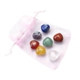 thumbnail image 2 of Colección de 7 piezas de cristales naturales en forma de corazón perfecl, 2 of 8